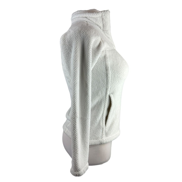 Patagonia Re-tool 1/4 Snap-T Pullover Fleece Top Pearl White X-Dye Women's XS - Picture 6 of 13